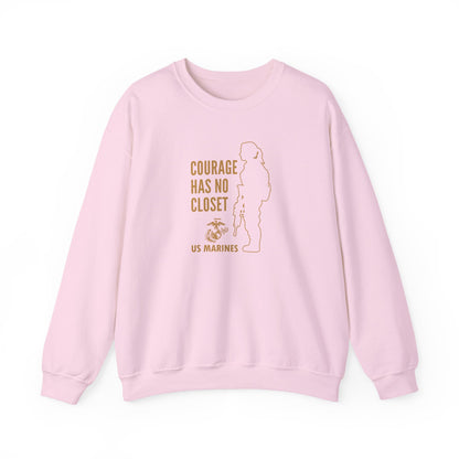 Courage Has No Closet US Marines Crewneck Sweatshirt