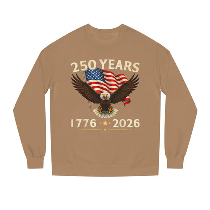 250 Years 1776–2026 Eagle Flag Crewneck Sweatshirt