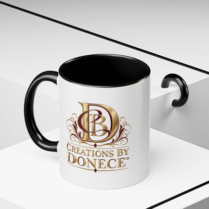 Creations by Donece Logo Accent Coffee Mug (11/15oz)