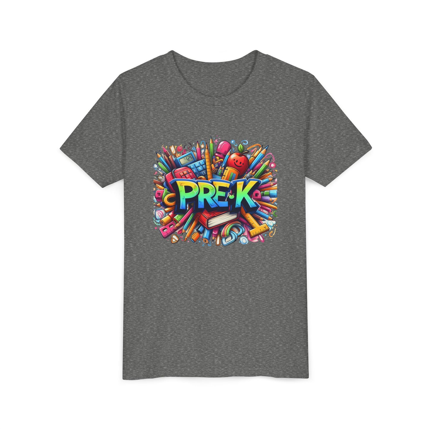 PRE-K Kids Tee — Colorful Back-to-School Pre-K Shirt for Preschoolers