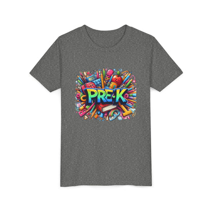 PRE-K Kids Tee — Colorful Back-to-School Pre-K Shirt for Preschoolers