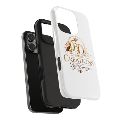 BD Creations By Donece Elegant Logo Tough Phone Case — Protective iPhone Cover