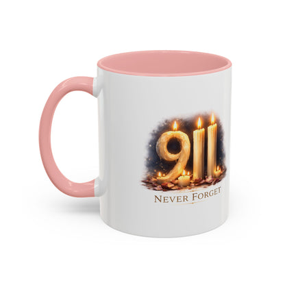 9/11 Never Forget Memorial Coffee Mug