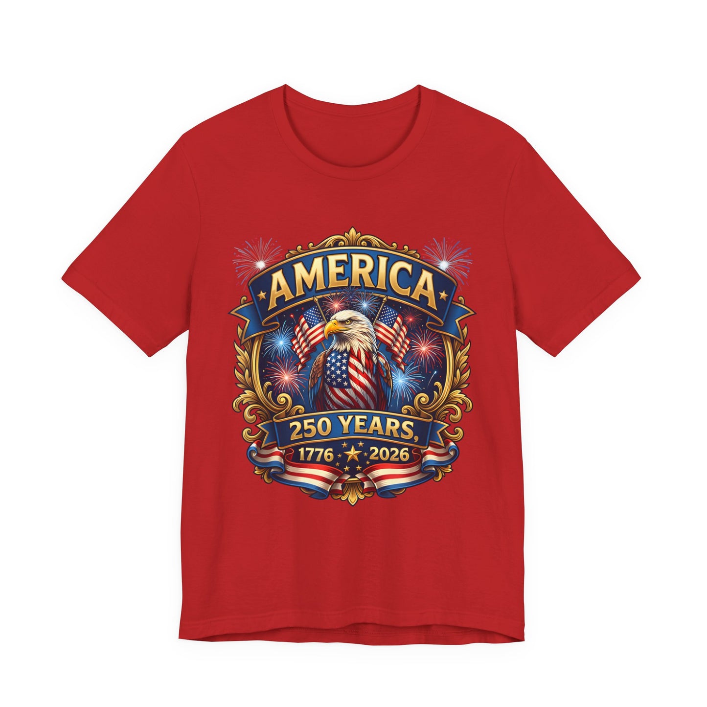 America 250th Anniversary T-Shirt — 1776–2026 Patriotic Eagle Tee