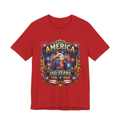 America 250th Anniversary T-Shirt — 1776–2026 Patriotic Eagle Tee