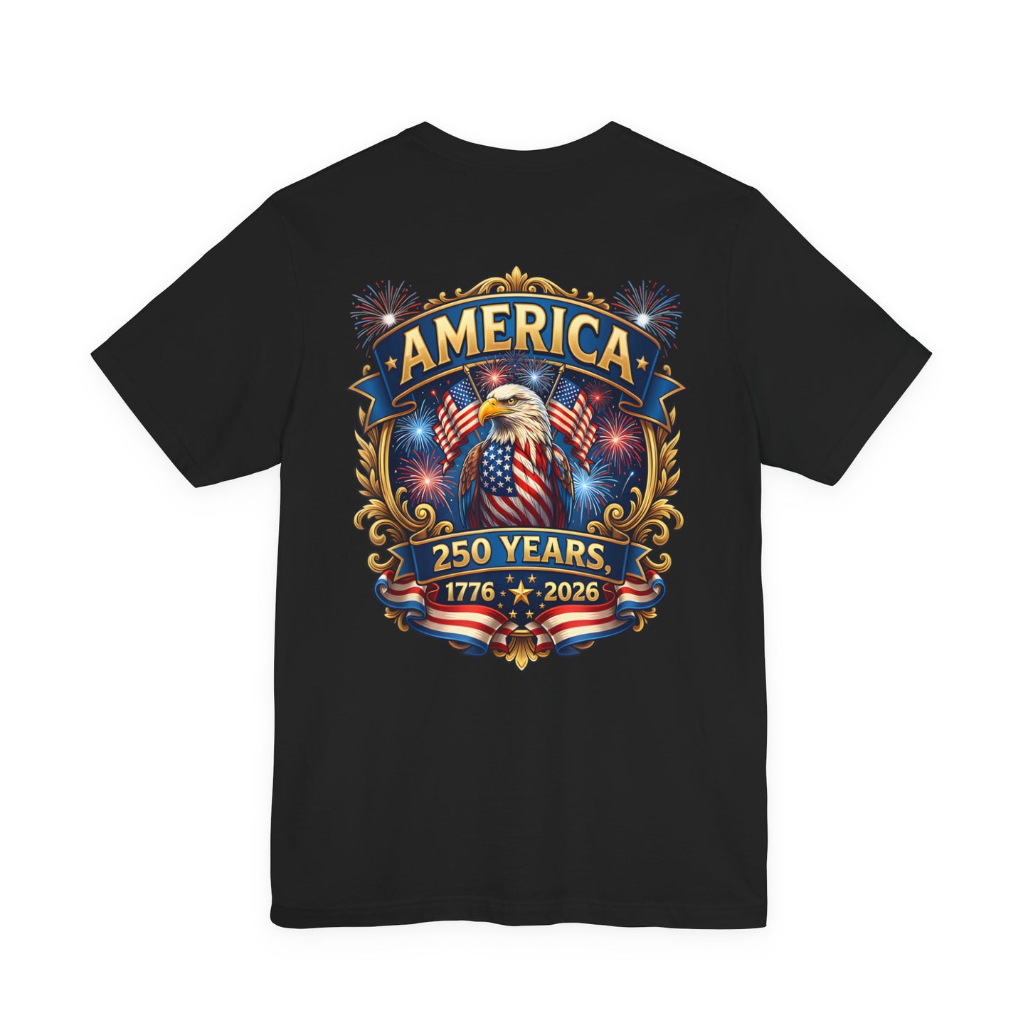 America 250th Anniversary T-Shirt — 1776–2026 Patriotic Eagle Tee