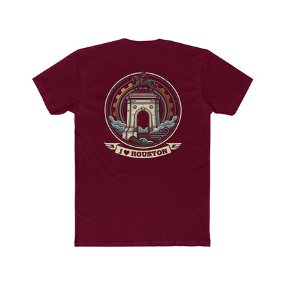 I  Houston T-Shirt — Vintage Monument Cityscape Tee for Locals & Tourists
