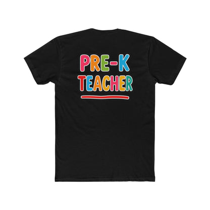 Pre-K Teacher T-Shirt — Colorful Retro Kids Classroom Tee