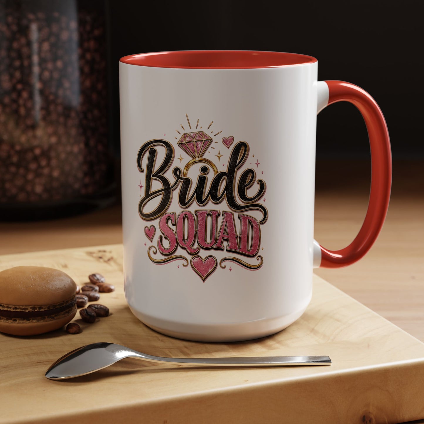 Bride Squad Coffee Mug — Bachelorette Party Gift, Bridal Shower Accent Mug