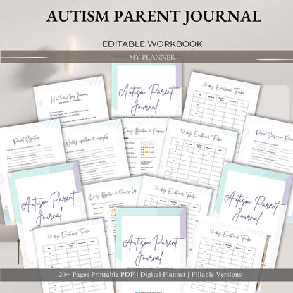 Autism Parent Journal | Special Needs Planner | Behavior & Progress Tracker | Daily Log for Parents & Caregivers