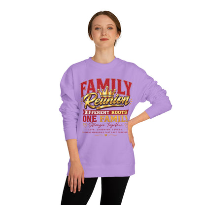 Family Reunion Sweatshirt - "Different Roots One Family" Crewneck