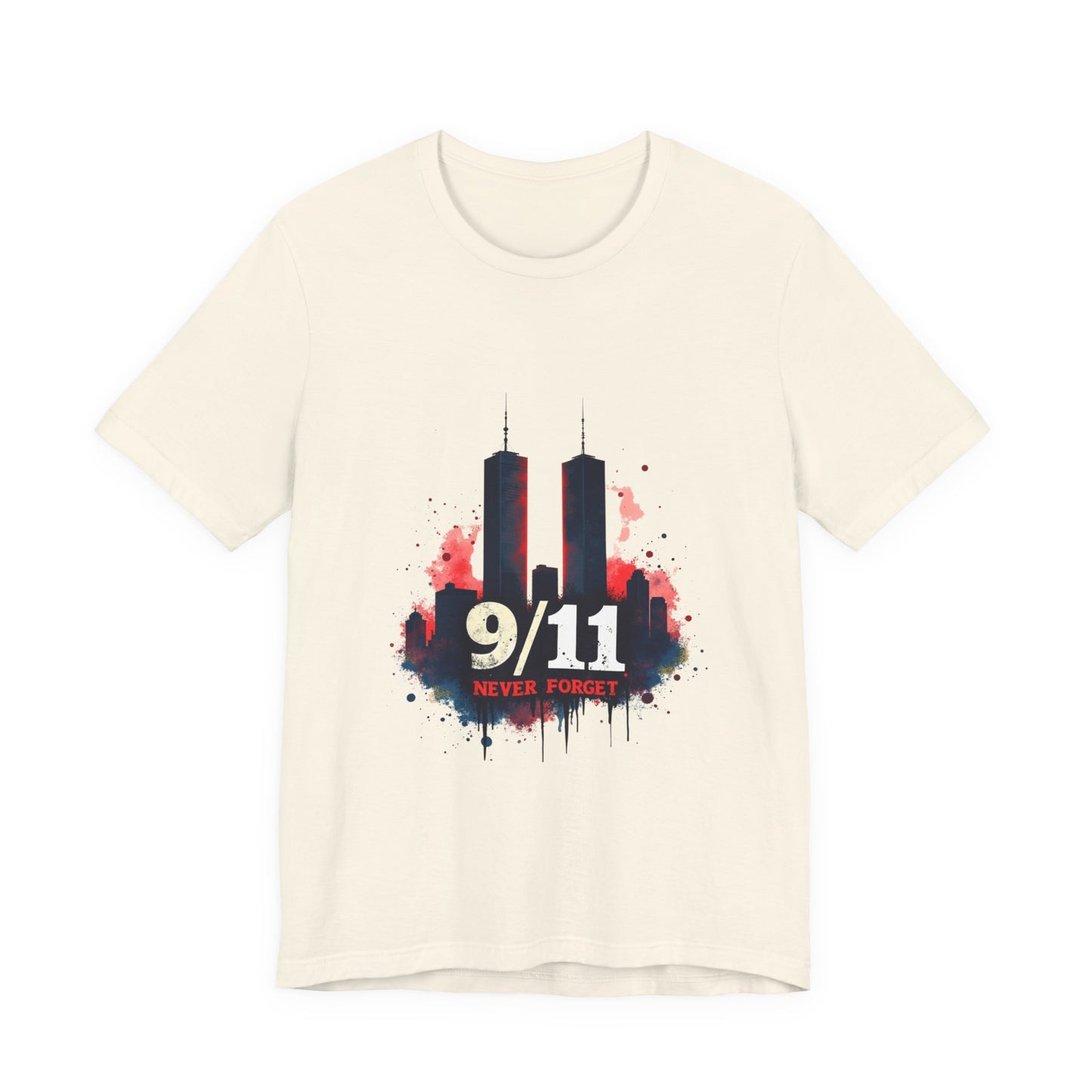 9/11 Never Forget T-Shirt — World Trade Center Memorial Tee