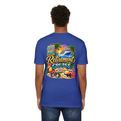 Retirement Cruise T-Shirt — Vacation & Farewell Party Tee