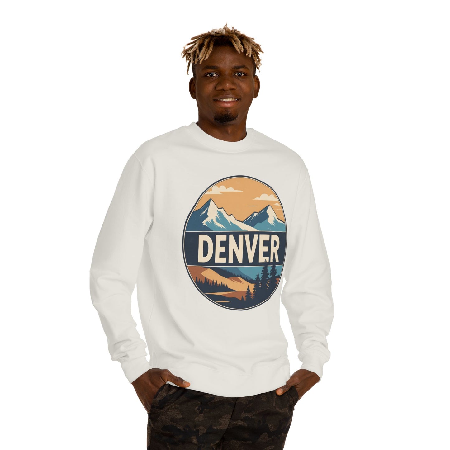 Denver Mountain Badge Sweatshirt