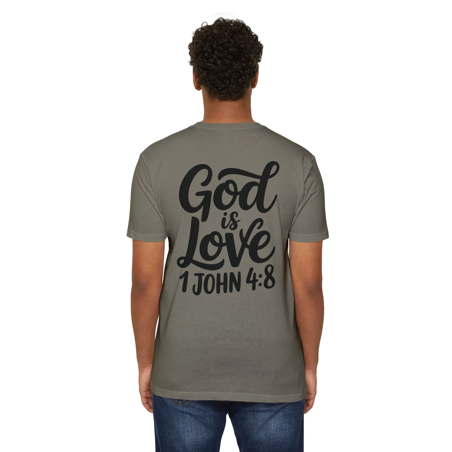 God Is Love T-Shirt - 1 John 4:8 Inspirational Christian Tee