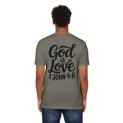 God Is Love T-Shirt - 1 John 4:8 Inspirational Christian Tee