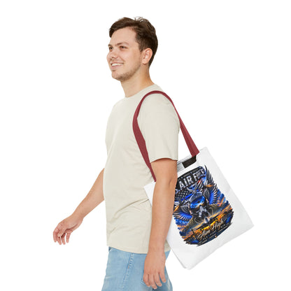U.S. Air Force Aviator Tote Bag – 'Aim High' Military Pilot Design