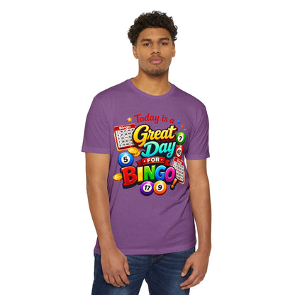 Bingo T-Shirt — "Today Is a Great Day for Bingo" Retro Game Night Tee
