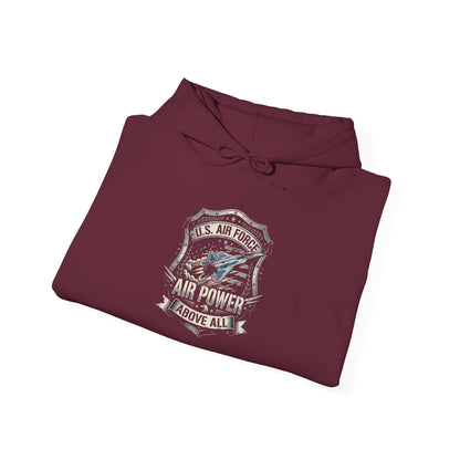 U.S.  Air Power Vintage Crest Hoodie