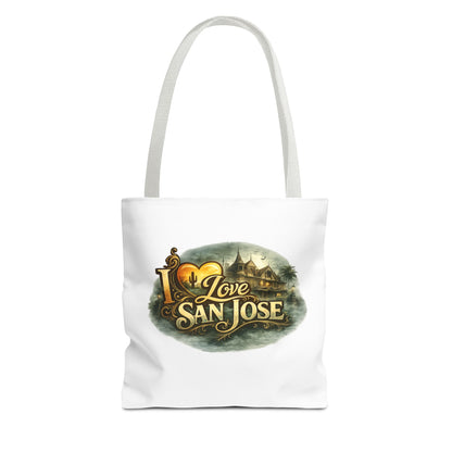 San Jose Tote Bag — "I Love San Jose" Scenic Logo Tote