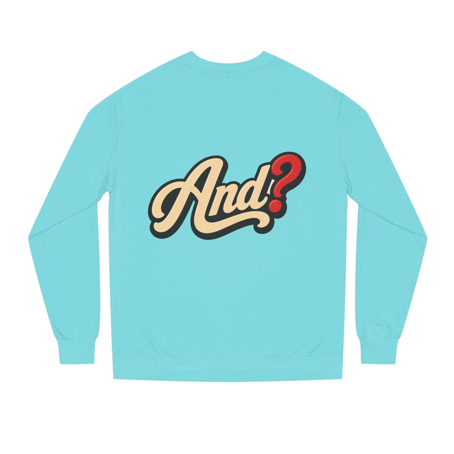 And? Retro Script Crewneck Sweatshirt