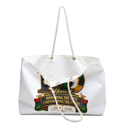 100 Years Commemorative Weekender Bag — "Honoring the Past, Empowering the Future"