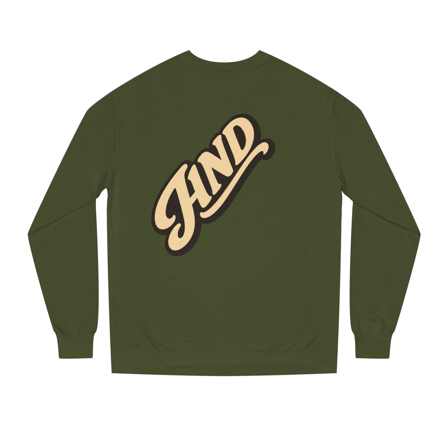 Kind Script Sweatshirt — Retro 'KIND' Graphic Crewneck