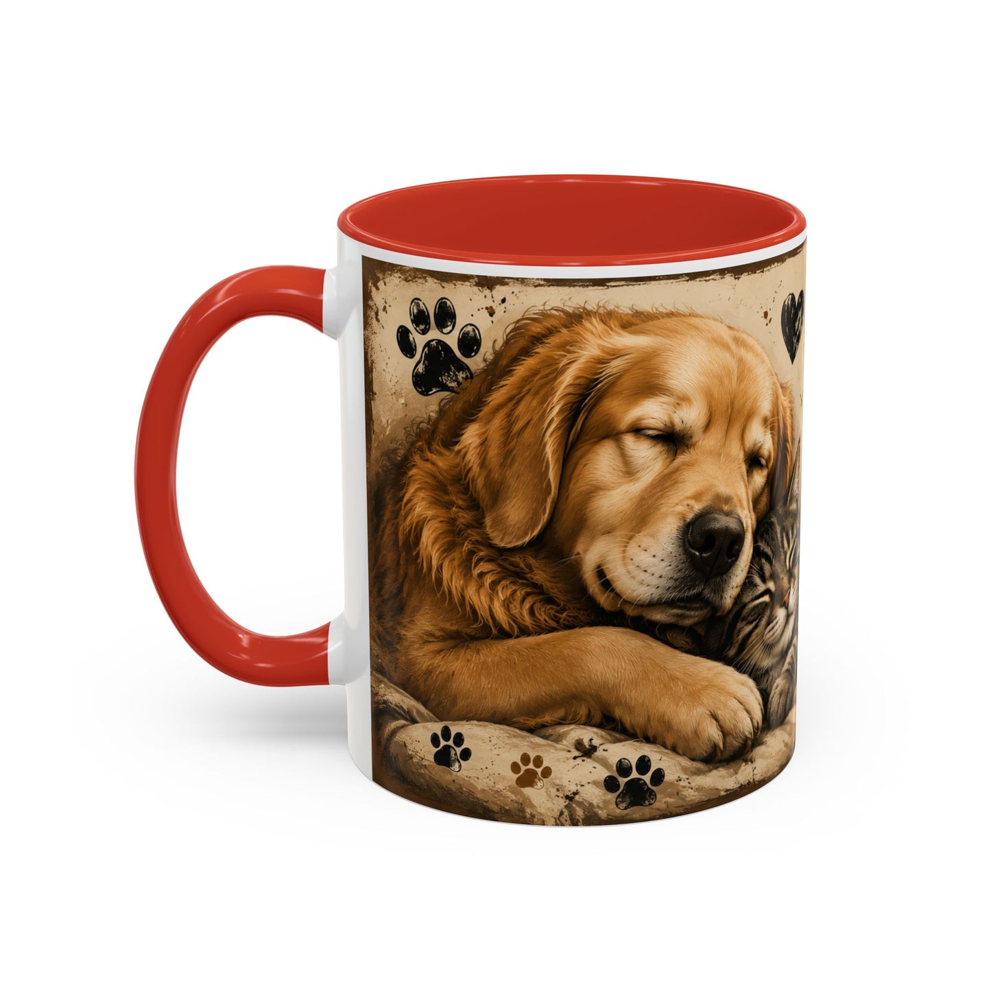 Coffee Mug – "A House Is Not A Home Without Paws" Pet Lover Accent Mug