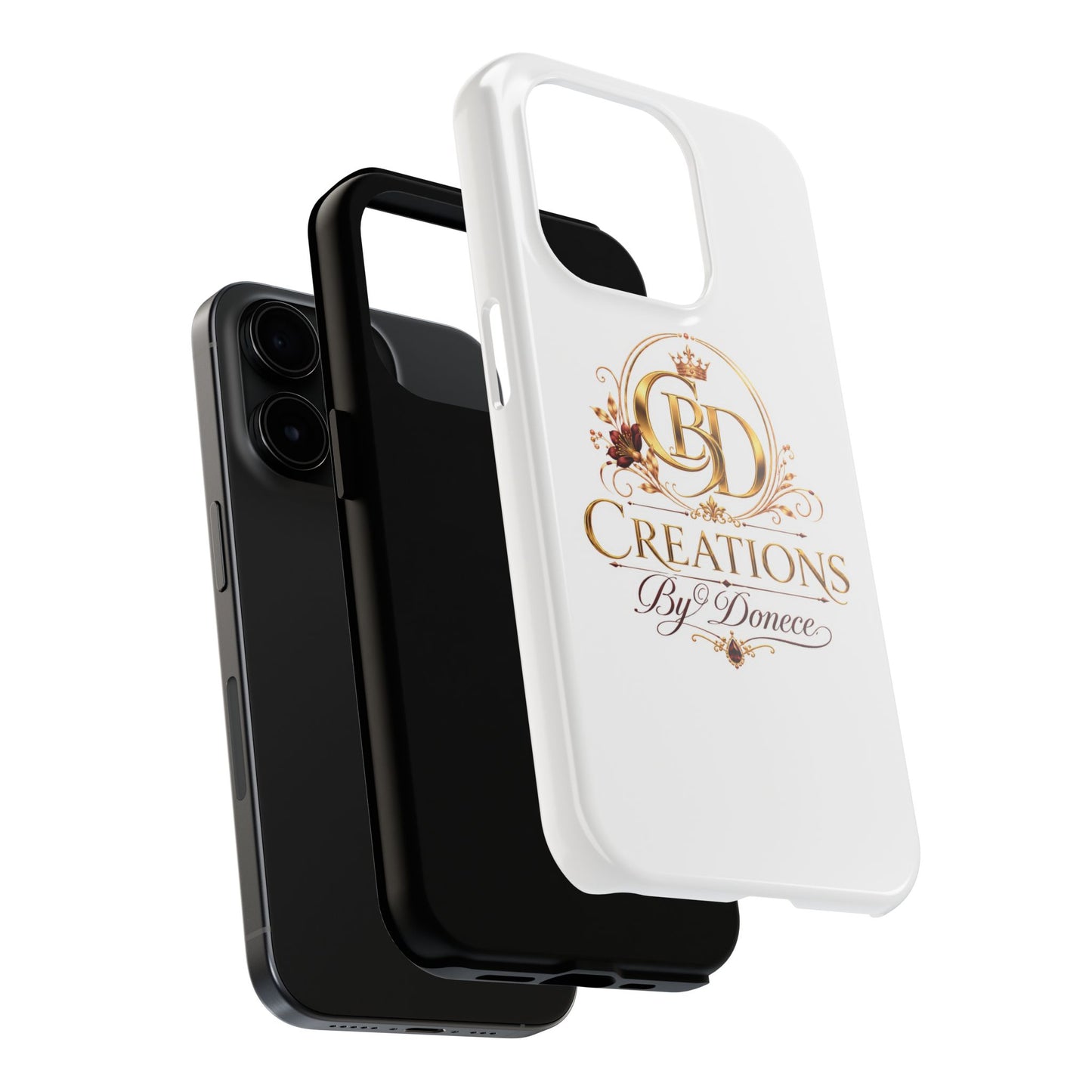 BD Creations By Donece Elegant Logo Tough Phone Case — Protective iPhone Cover