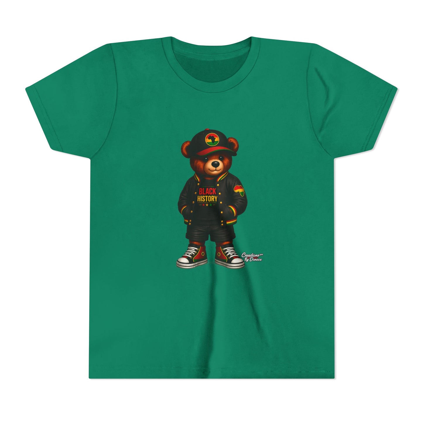 Kids 'Black History' Streetwear Bear Tee