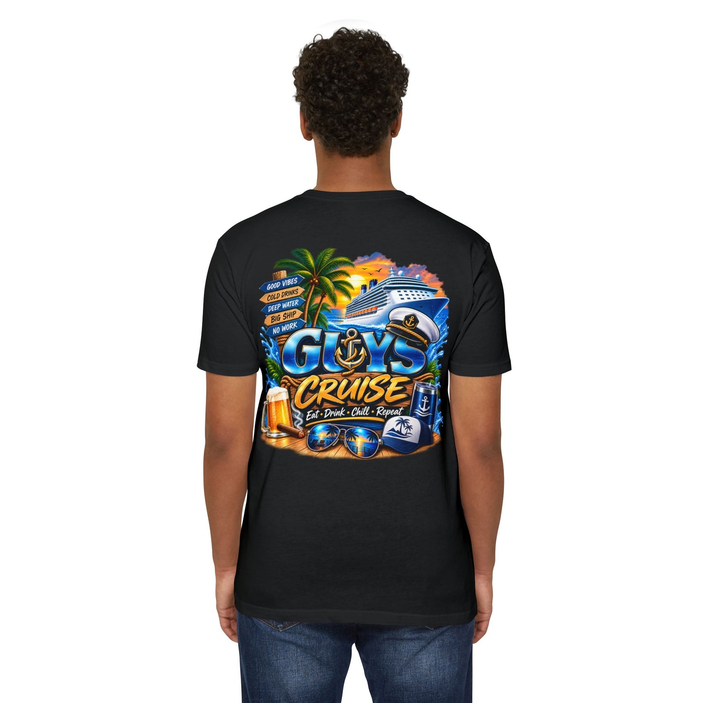 Cruise Guys T-Shirt — "Guys Cruise" Vacation Tee