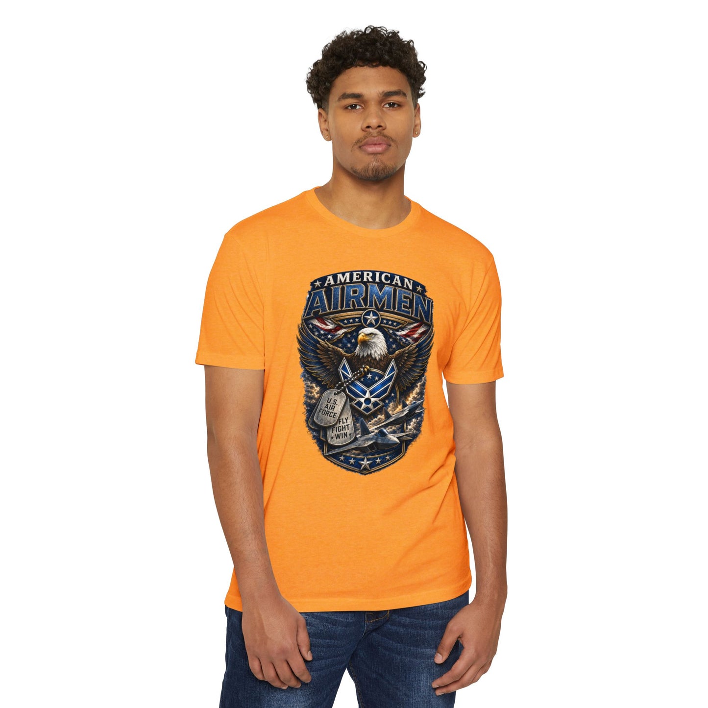 American Airmen Eagle T-Shirt — Patriotic USA Air Force Graphic Tee