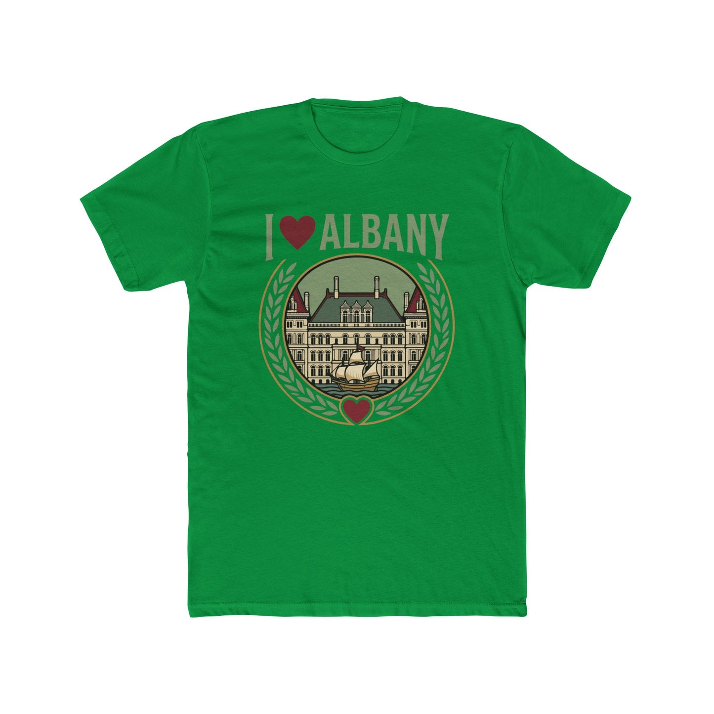 I  Albany T‑Shirt — Vintage Capitol Building City Pride Tee