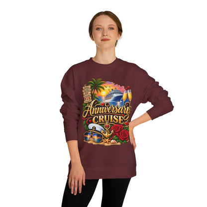 Anniversary Cruise Sweatshirt — Romantic Cruise Vacation Crewneck