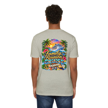 Family Reunion Cruise T-Shirt — Tropical Cruise Crew Tee