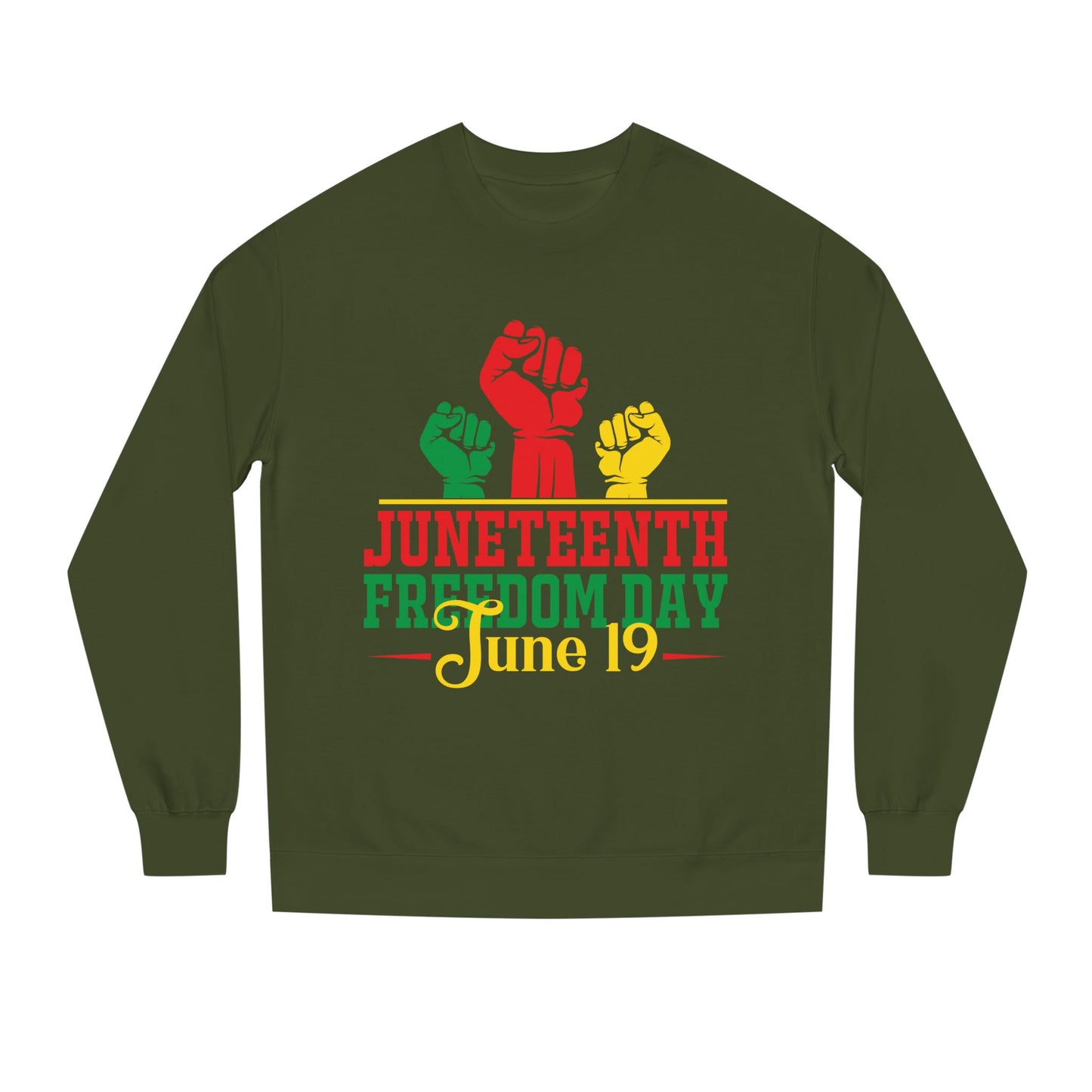 Juneteenth Freedom Day Sweatshirt — June 19 Celebration Crew