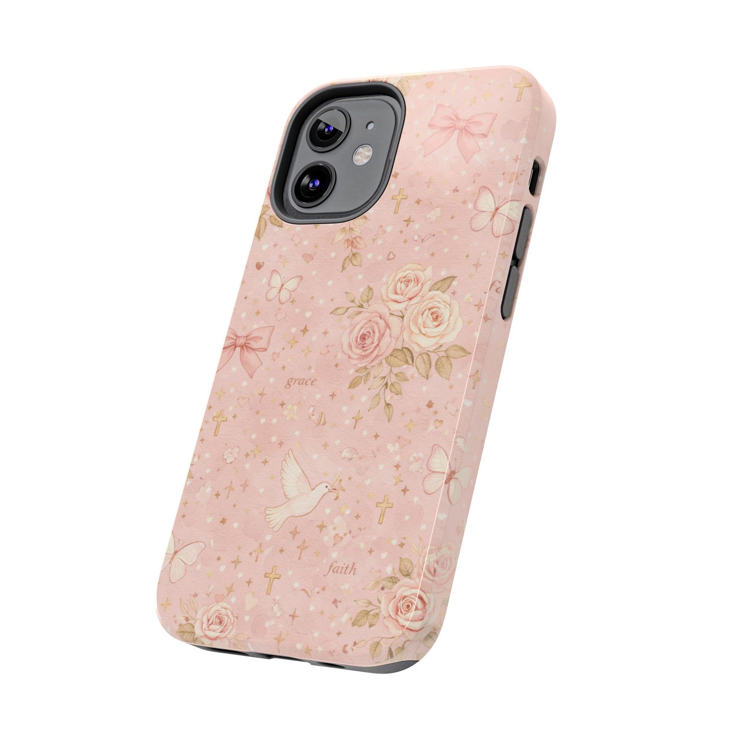 Grace Faith Phone Case | Christian floral iPhone Case