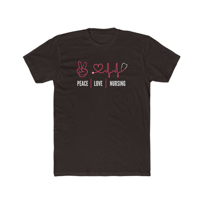 Nursing Tee — Peace Love Nursing Graphic Shirt