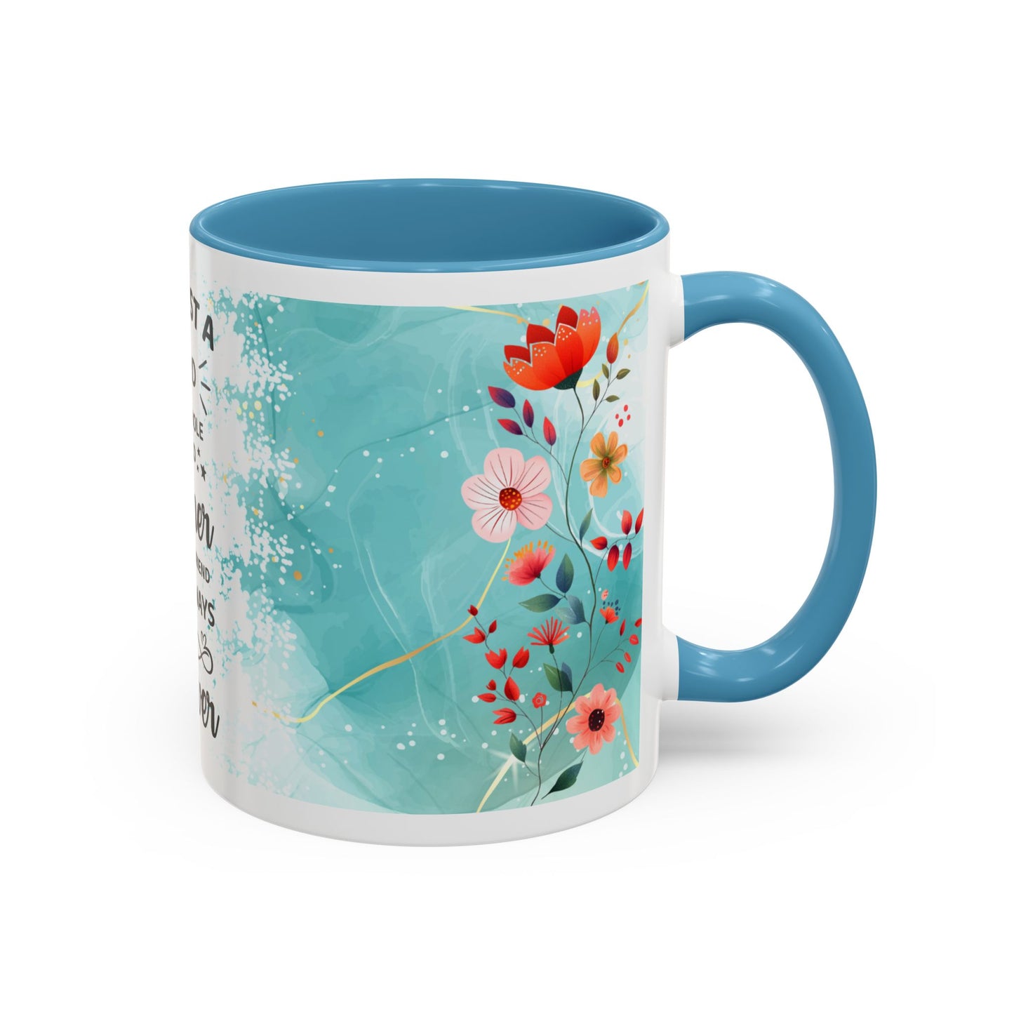 Mother Coffee Mug — “Not Just a Word but a Whole World” Floral Gift (11/15oz)