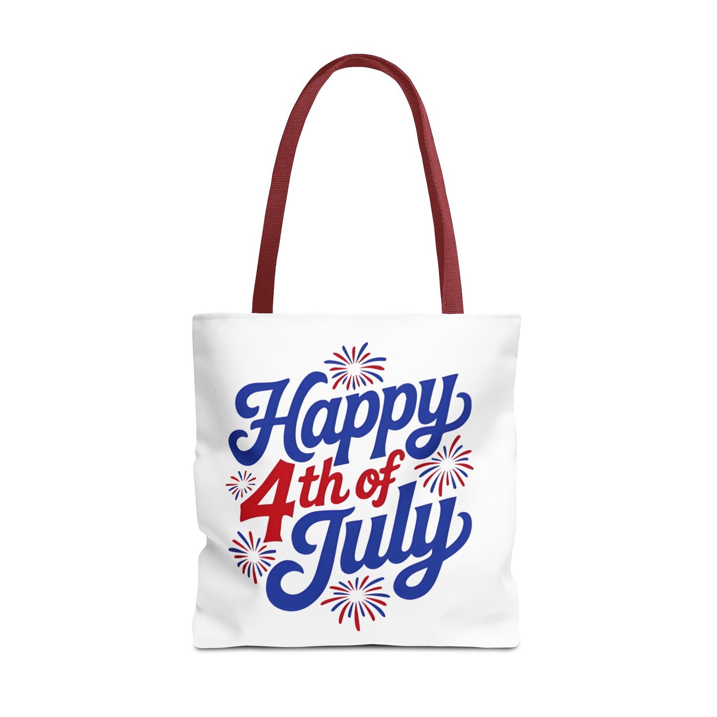 Happy 4th of July Tote Bag — Patriotic Fireworks Market Tote