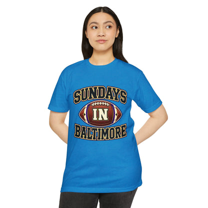 Sundays in Baltimore Football T‑Shirt