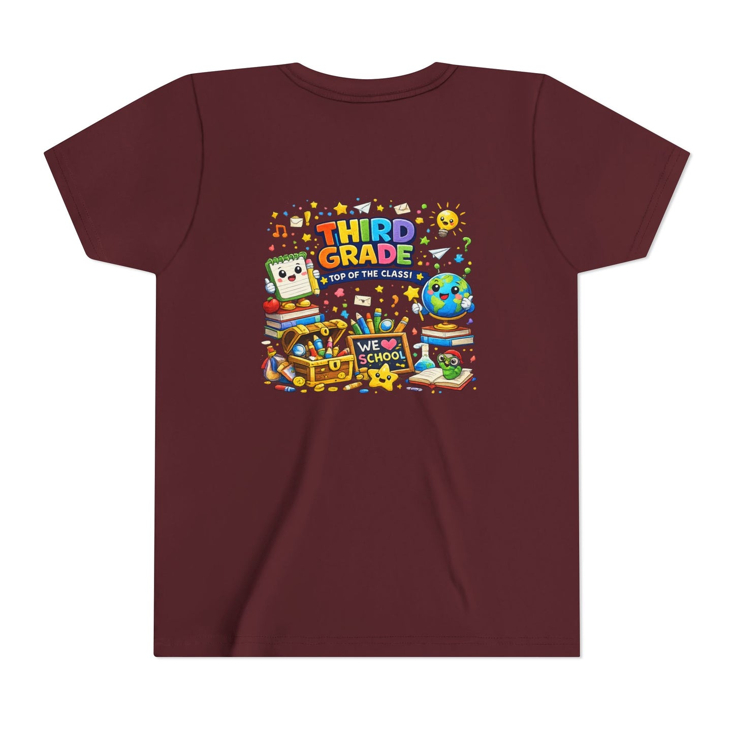 Third Grade Kids Tee — "Third Grade Out of the Classroom" Back-to-School Youth Shirt