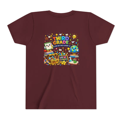 Third Grade Kids Tee — "Third Grade Out of the Classroom" Back-to-School Youth Shirt