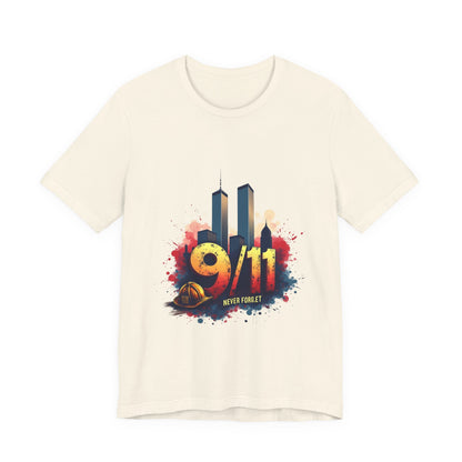 9/11 Memorial T-Shirt — Never Forget Tribute Tee