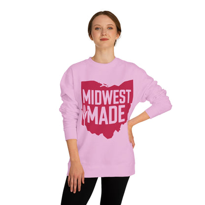 Midwest Made Sweatshirt — Ohio State Outline Corn Graphic Crewneck