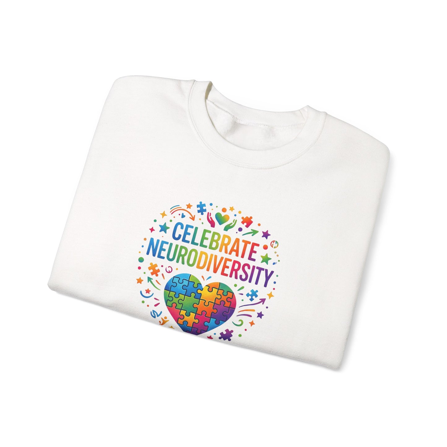 Celebrate Neurodiversity Crewneck Sweatshirt