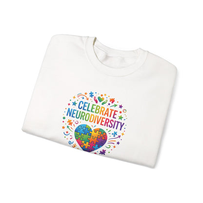 Celebrate Neurodiversity Crewneck Sweatshirt
