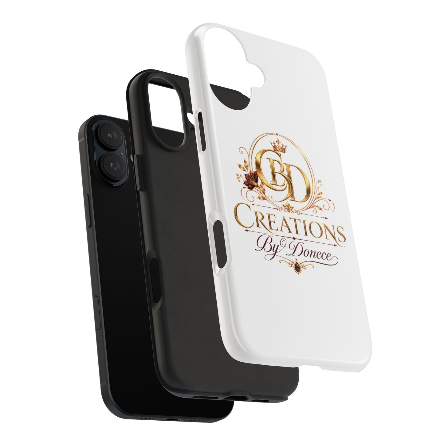 BD Creations By Donece Elegant Logo Tough Phone Case — Protective iPhone Cover