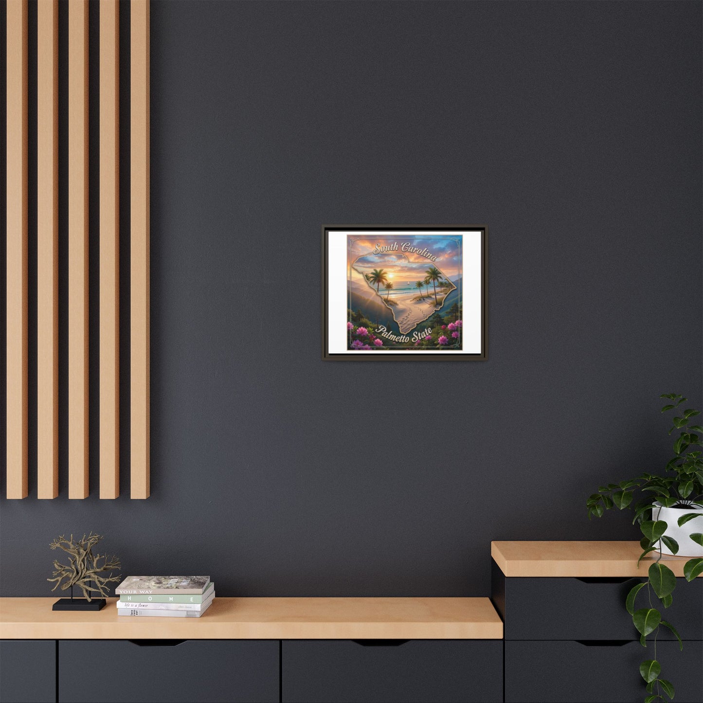 Matte Canvas, Framed (Multi-color)