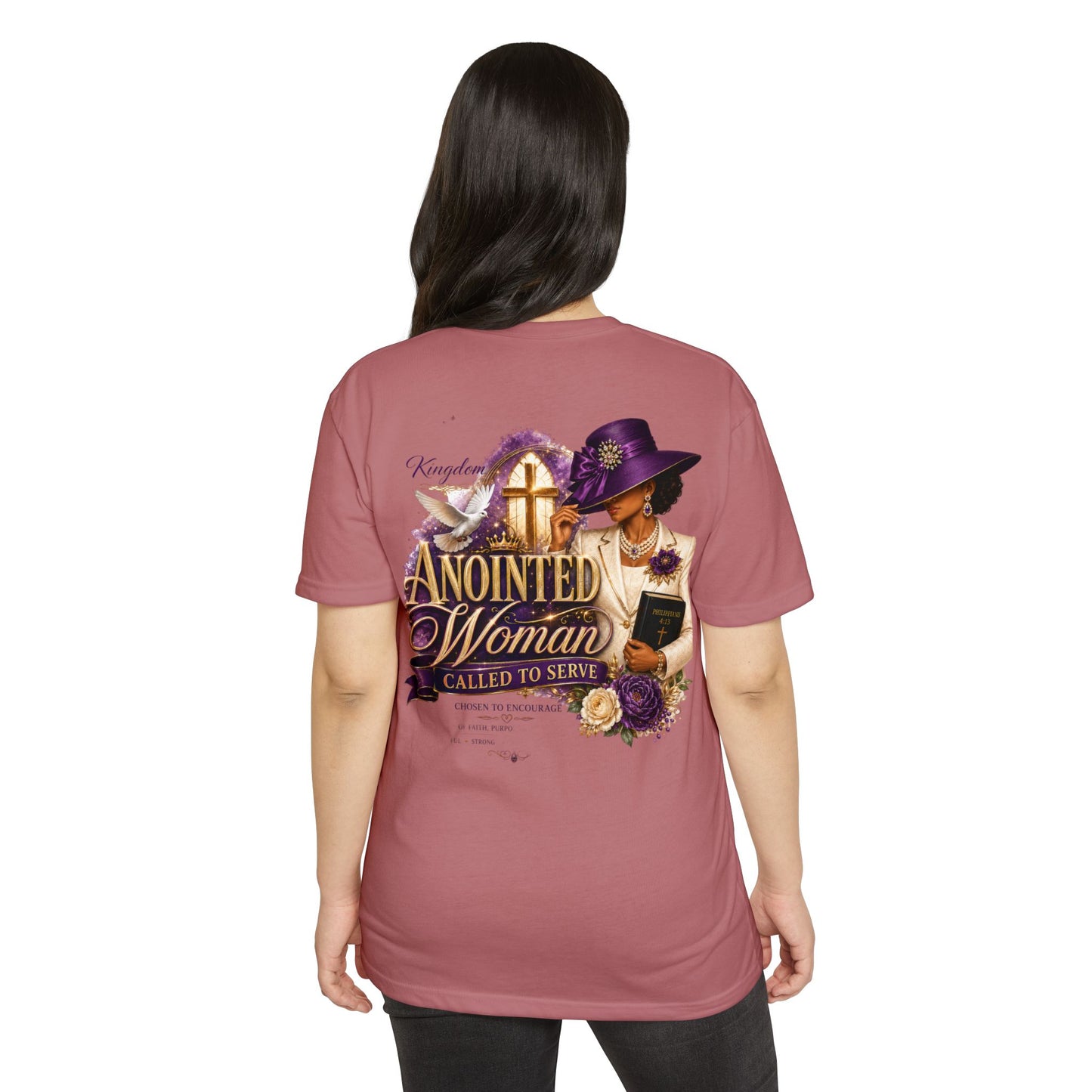 Anointed Woman T-Shirt — "Called to Serve" Christian Faith Tee